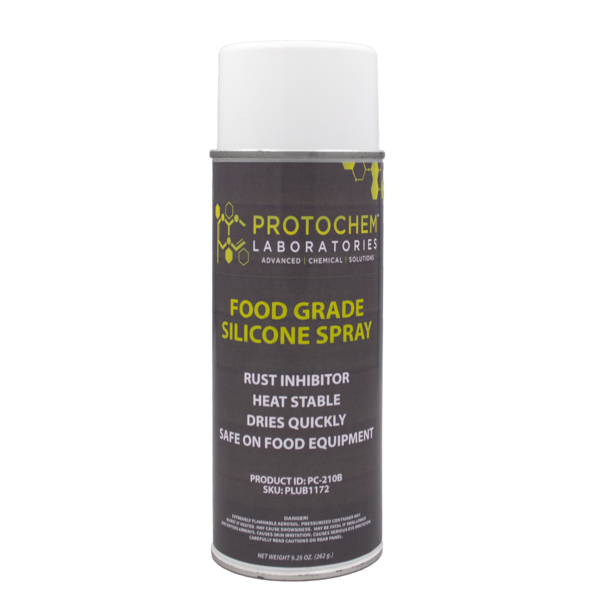 Protochem Laboratories Food-Grade Industrial Non-Staining Lubricant, 9.75 oz., PK12 PC-210B